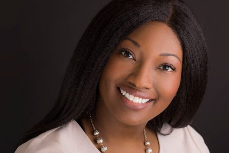 headshot of a beautiful black young woman